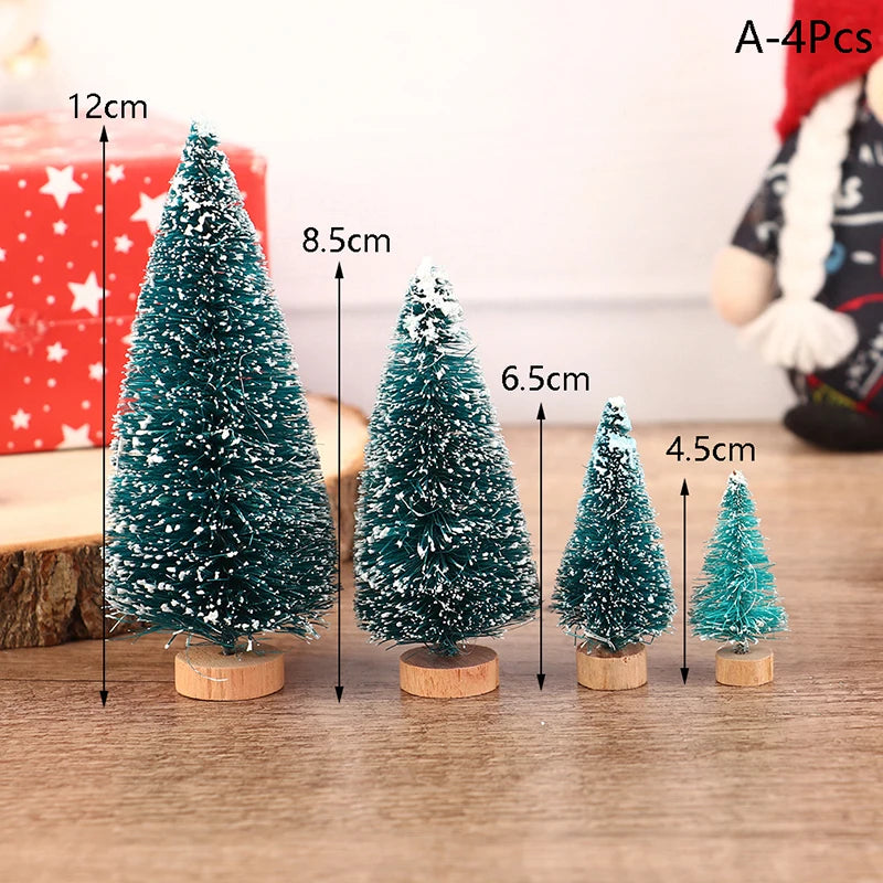 Handmade DIY Stereo Wooden Christmas Tree Xmas Tree Children's Layout Christmas Decorations Desktop Props Ornaments Gifts Toy